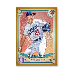 Walker Buehler 2020 Gypsy Queen Tarot of the Diamond Poster Gold Ed. # to 1- artbble-pos-20gqbb-2308-gold-s