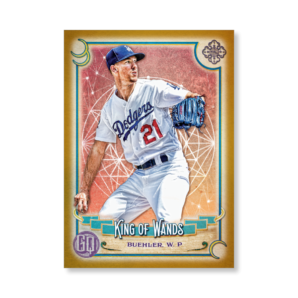Walker Buehler 2020 Gypsy Queen Tarot of the Diamond Poster Gold Ed. # to 1- artbble-pos-20gqbb-2308-gold-s