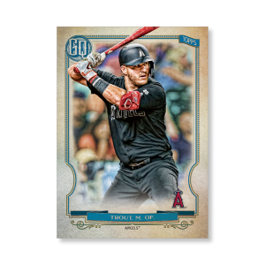 Mike Trout 2020 Gypsy Queen Player Weekend Variation Poster # to 99- artbble-pos-20gqbb-2601-s