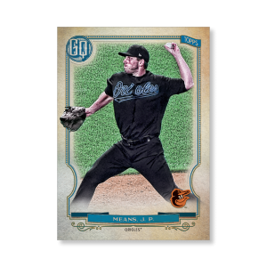 John Means 2020 Gypsy Queen Player Weekend Variation Poster # to 99- artbble-pos-20gqbb-2604-s