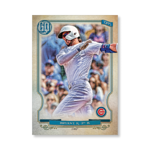 Kris Bryant 2020 Gypsy Queen Player Weekend Variation Poster # to 99- artbble-pos-20gqbb-2607-s