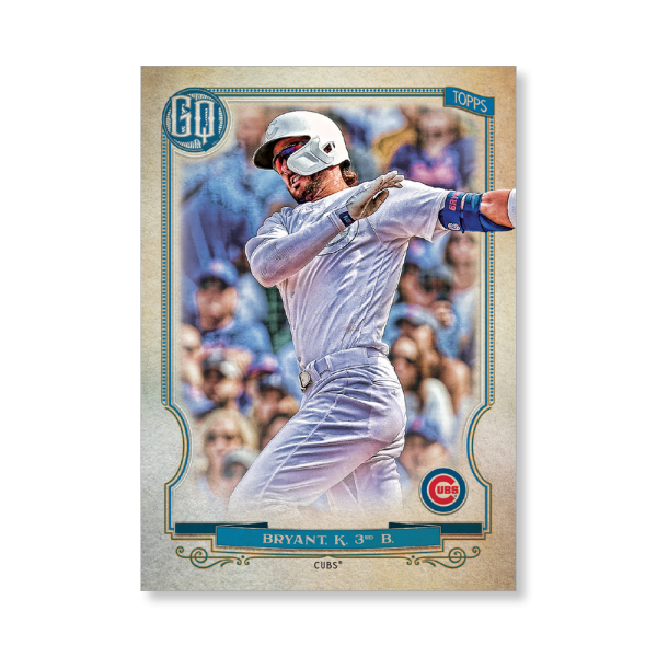 Kris Bryant 2020 Gypsy Queen Player Weekend Variation Poster # to 99- artbble-pos-20gqbb-2607-s