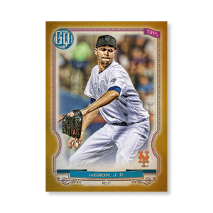Jacob deGrom 2020 Gypsy Queen Player Weekend Variation Poster Gold Ed. # to 1- artbble-pos-20gqbb-2618-gold-s
