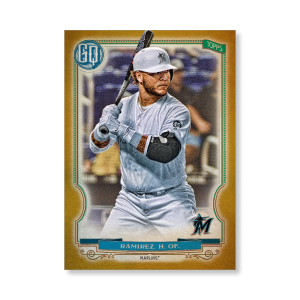 Harold Ramirez 2020 Gypsy Queen Player Weekend Variation Poster Gold Ed. # to 1- artbble-pos-20gqbb-2632-gold-s