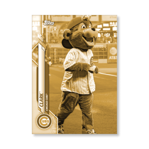 Clark™ 2020 Opening Day Baseball Mascots Poster Gold Ed. # to 1- artbble-pos-20odbb-2001-gold-s