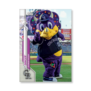 Dinger™ 2020 Opening Day Baseball Mascots Poster # to 99- artbble-pos-20odbb-2004-s