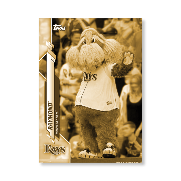 Raymond™ 2020 Opening Day Baseball Mascots Poster Gold Ed. # to 1- artbble-pos-20odbb-2009-gold-s