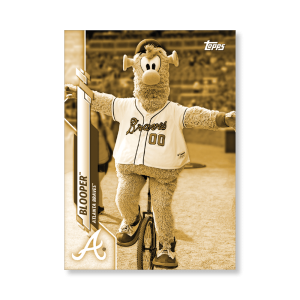 Blooper™ 2020 Opening Day Baseball Mascots Poster Gold Ed. # to 1- artbble-pos-20odbb-2011-gold-s