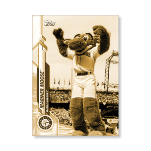 Mariner Moose™ 2020 Opening Day Baseball Mascots Poster Gold Ed. # to 1- artbble-pos-20odbb-2016-gold-s
