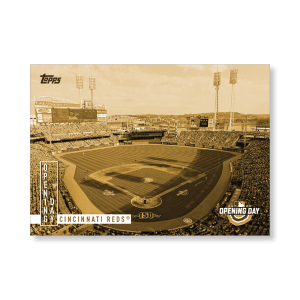 Cincinnati Reds 2020 Opening Day Baseball Opening Day Poster Gold Ed. # to 1- artbble-pos-20odbb-2030-gold-s