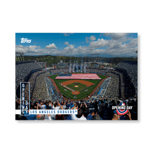 Los Angeles Dodgers 2020 Opening Day Baseball Opening Day Poster # to 99- artbble-pos-20odbb-2032-s