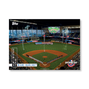 Miami Marlins 2020 Opening Day Baseball Opening Day Poster # to 99- artbble-pos-20odbb-2033-s