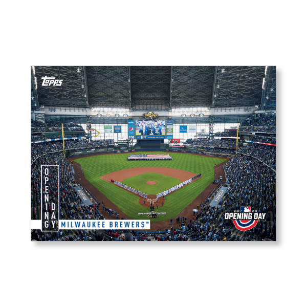 Milwaukee Brewers 2020 Opening Day Baseball Opening Day Poster # to 99- artbble-pos-20odbb-2034-s