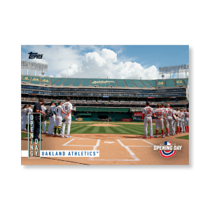 Oakland Athletics 2020 Opening Day Baseball Opening Day Poster # to 99- artbble-pos-20odbb-2037-s