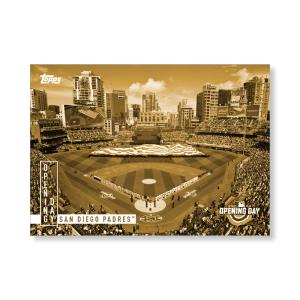 San Diego Padres 2020 Opening Day Baseball Opening Day Poster Gold Ed. # to 1- artbble-pos-20odbb-2039-gold-s