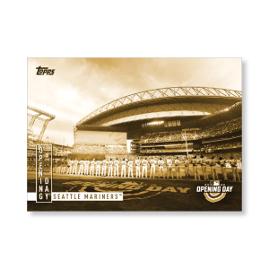 Seattle Mariners 2020 Opening Day Baseball Opening Day Poster Gold Ed. # to 1- artbble-pos-20odbb-2040-gold-s