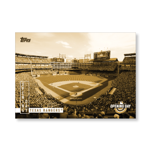 Texas Rangers 2020 Opening Day Baseball Opening Day Poster Gold Ed. # to 1- artbble-pos-20odbb-2042-gold-s