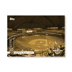 Toronto Blue Jays 2020 Opening Day Baseball Opening Day Poster Gold Ed. # to 1- artbble-pos-20odbb-2043-gold-s