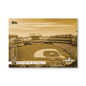 Washington Nationals 2020 Opening Day Baseball Opening Day Poster Gold Ed. # to 1- artbble-pos-20odbb-2044-gold-s