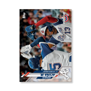 Ronald Acuña Jr. 2020 Opening Day Baseball Base Card Image Variations Poster # to 99- artbble-pos-20odbb-2052-s