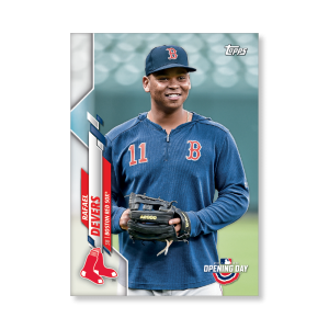 Rafael Devers 2020 Opening Day Baseball Base Card Image Variations Poster # to 99- artbble-pos-20odbb-2055-s