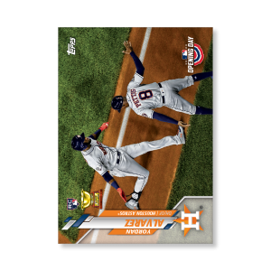 Yordan Alvarez 2020 Opening Day Baseball Base Card Image Variations Poster # to 99- artbble-pos-20odbb-2058-s