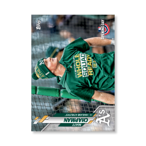 Matt Chapman 2020 Opening Day Baseball Base Card Image Variations Poster # to 99- artbble-pos-20odbb-2063-s