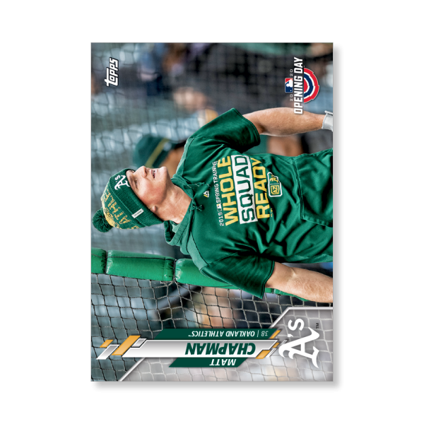 Matt Chapman 2020 Opening Day Baseball Base Card Image Variations Poster # to 99- artbble-pos-20odbb-2063-s
