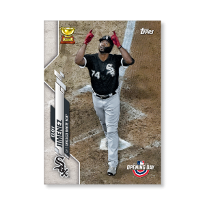Eloy Jimenez 2020 Opening Day Baseball Base Card Image Variations Poster # to 99- artbble-pos-20odbb-2072-s