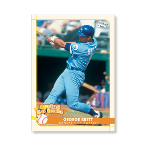 George Brett 2020 Opening Day Baseball Spring Has Sprung Poster # to 99- artbble-pos-20odbb-2105-s