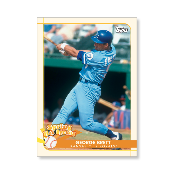 George Brett 2020 Opening Day Baseball Spring Has Sprung Poster # to 99- artbble-pos-20odbb-2105-s