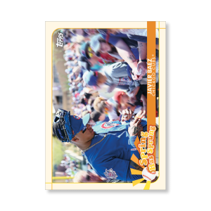 Javier Baez 2020 Opening Day Baseball Spring Has Sprung Poster # to 99- artbble-pos-20odbb-2125-s