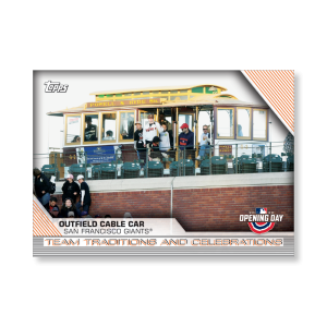 Outfield Cable Car 2020 Opening Day Baseball Team Traditions and Celebrations Poster # to 99- artbble-pos-20odbb-2150-s