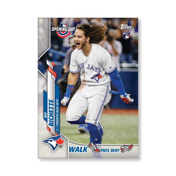 Bo Bichette 2020 Opening Day Baseball Walk This Way Poster # to 99- artbble-pos-20odbb-6009-s