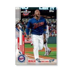 Miguel Sano 2020 Opening Day Baseball Walk This Way Poster # to 99- artbble-pos-20odbb-6011-s
