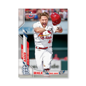 Harrison Bader 2020 Opening Day Baseball Walk This Way Poster # to 99- artbble-pos-20odbb-6020-s