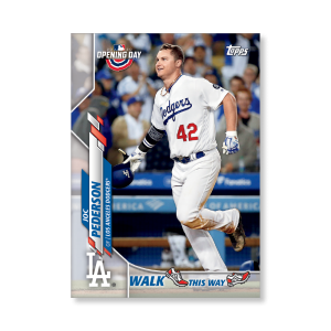Joc Pederson 2020 Opening Day Baseball Walk This Way Poster # to 99- artbble-pos-20odbb-6022-s
