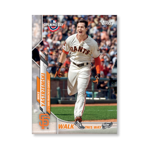 Mike Yastrzemski 2020 Opening Day Baseball Walk This Way Poster # to 99- artbble-pos-20odbb-6025-s