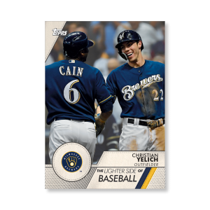 Christian Yelich 2020 Opening Day Baseball The Lighter Side of Baseball Poster # to 99- artbble-pos-20odbb-6072-s