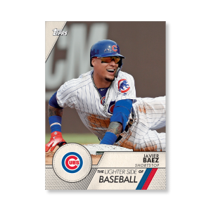 Javier Baez 2020 Opening Day Baseball The Lighter Side of Baseball Poster # to 99- artbble-pos-20odbb-6074-s