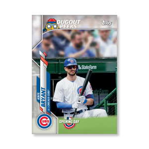 Kris Bryant 2020 Opening Day Baseball Dugout Peaks Poster # to 99- artbble-pos-20odbb-6104-s