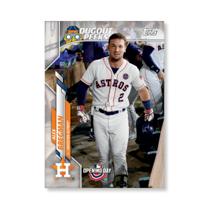 Alex Bregman 2020 Opening Day Baseball Dugout Peaks Poster # to 99- artbble-pos-20odbb-6105-s