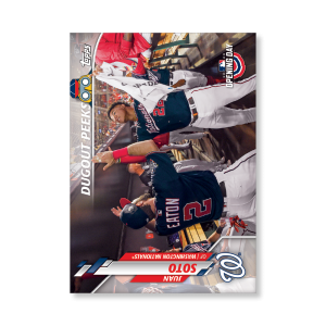 Juan Soto 2020 Opening Day Baseball Dugout Peaks Poster # to 99- artbble-pos-20odbb-6107-s