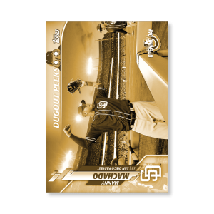 Manny Machado 2020 Opening Day Baseball Dugout Peaks Poster Gold Ed. # to 1- artbble-pos-20odbb-6112-gold-s