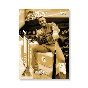 Ketel Marte 2020 Opening Day Baseball Dugout Peaks Poster Gold Ed. # to 1- artbble-pos-20odbb-6115-gold-s