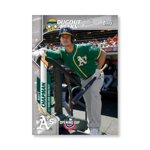 Matt Chapman 2020 Opening Day Baseball Dugout Peaks Poster # to 99- artbble-pos-20odbb-6120-s
