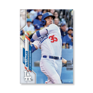 Cody Bellinger 2020 Topps Series 1 Base Card Poster # to 99- artbble-pos-20tbb1-1001-s
