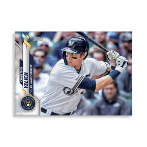 Christian Yelich 2020 Topps Series 1 Base Card Poster # to 99- artbble-pos-20tbb1-1003-s