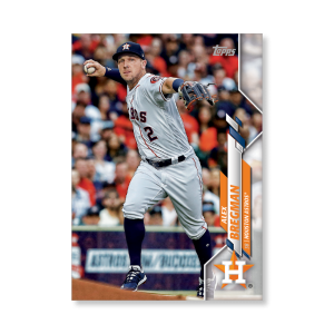 Alex Bregman 2020 Topps Series 1 Base Card Poster # to 99- artbble-pos-20tbb1-1004-s