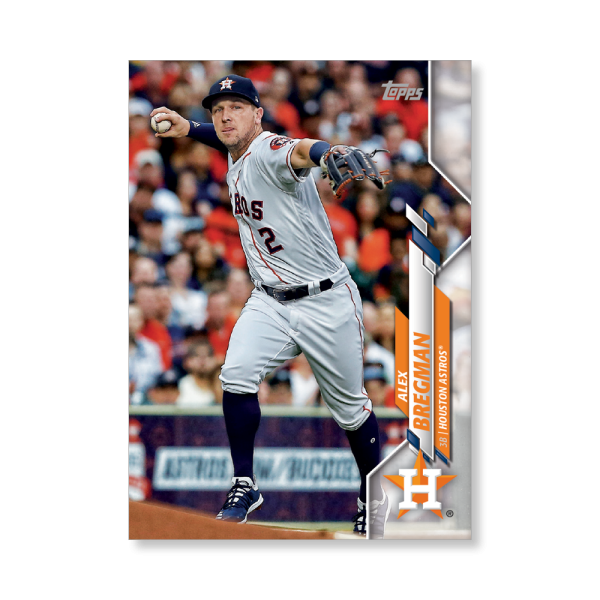 Alex Bregman 2020 Topps Series 1 Base Card Poster # to 99- artbble-pos-20tbb1-1004-s